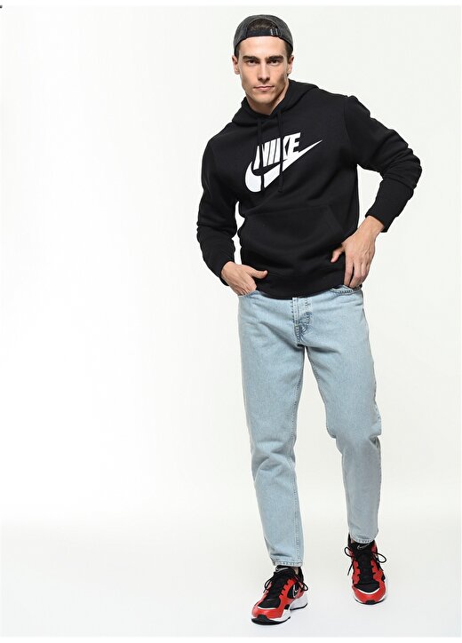 Nike Graphic Pullover Siyah Erkek Sweatshirt 3