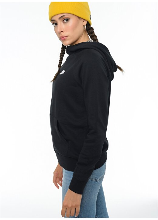 Nike Essential Siyah Kadın Sweatshirt 4