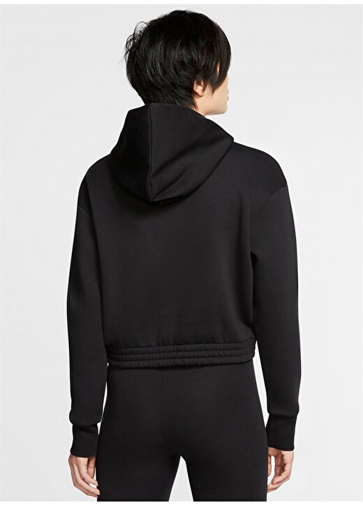 Nike Sportswear Fleece Hoodie Siyah Kadın Sweatshirt 2