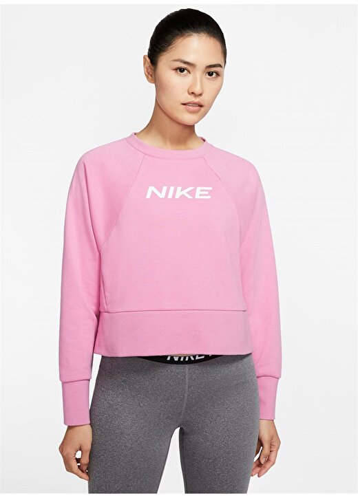 Nike Fleece Training Crew Pembe Kadın Sweatshirt 2