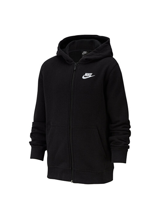 Nike Çocuk Siyah Sweatshirt BV3699-010 B NSW HOODIE FZ CLUB    3