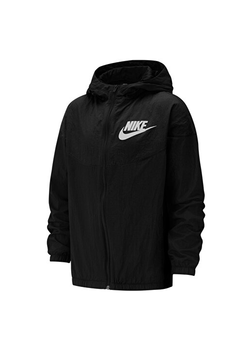 Nike Sportswear Woven Siyah Erkek Çocuksweatshirt 4