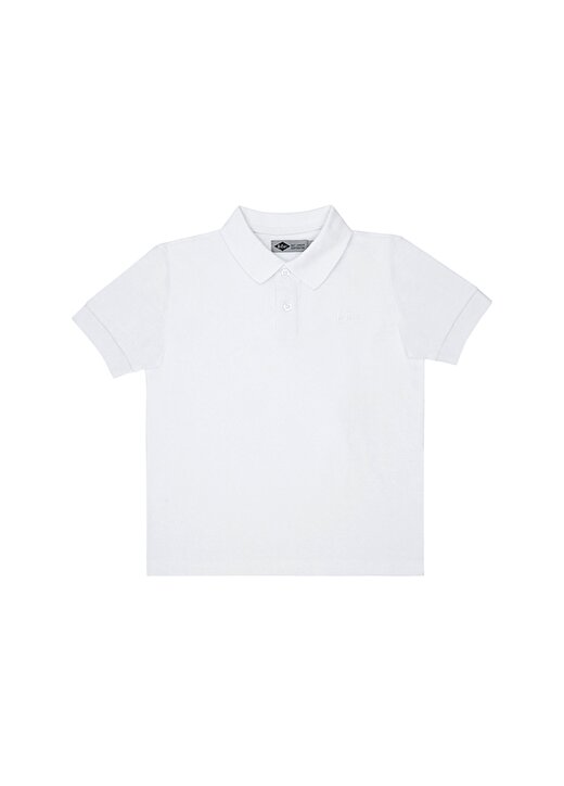 Lee Cooper Düz Beyaz Erkek Çocuk Polo T-Shirt 202 LCB 242011 TWINS BEYAZ 1