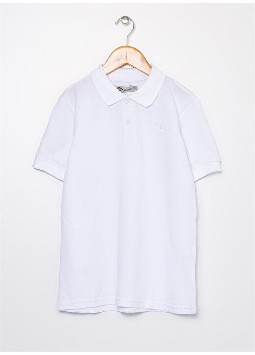 Lee Cooper Düz Beyaz Erkek Çocuk Polo T-Shirt 202 LCB 242011 TWINS BEYAZ 3