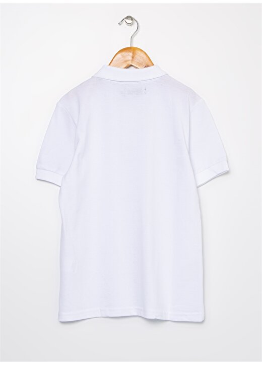 Lee Cooper Düz Beyaz Erkek Çocuk Polo T-Shirt 202 LCB 242011 TWINS BEYAZ 4