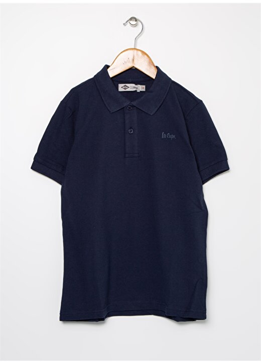 Lee Cooper Düz İndigo Erkek Çocuk Polo T-Shirt 202 LCB 242011-TWINS POLO YAKA PİKE 1