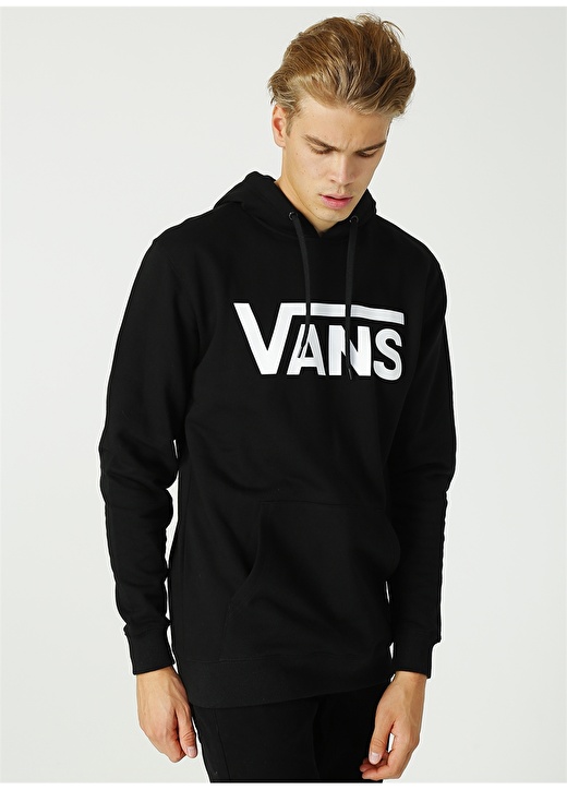 Vans Vn0a456by281 Classic Po Hoodie Ii Siyah Kapüşonlu Erkek Sweatshirt 3