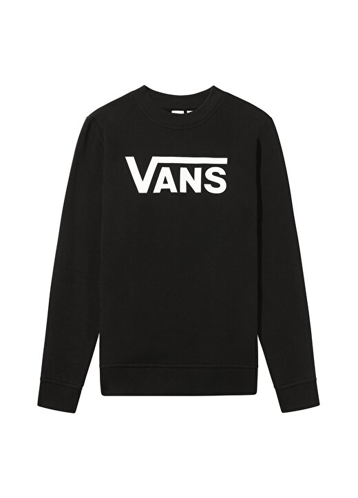 Vans VN0A4S97BLK1 Classic V Crew Sweatshirt 3