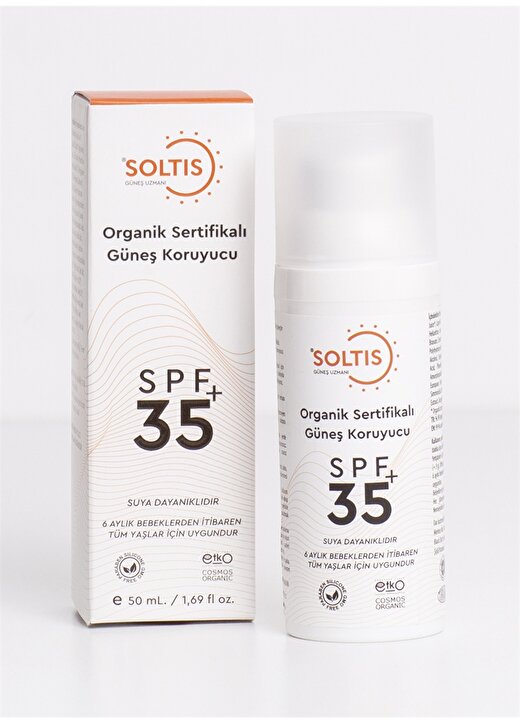 Soltis Organik Sertifikalı Spf 35+ Güneş Koruyucu Krem 50 Ml 3