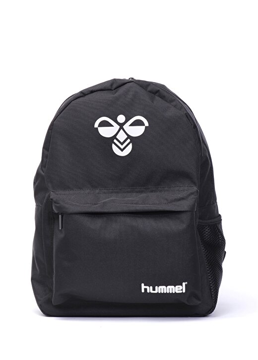 Hummel Alenc Bag Pack Fermuarlı Logo Baskılı Siyah Unisex Sırt Çantası 1