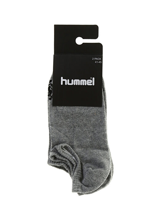 Hummel Gri Unisex 2li Spor Çorap HMLMINI NEW 2PK SOCKS   1