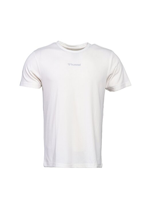 Hummel Beyaz Bisiklet Yaka Erkek T-Shirt 2