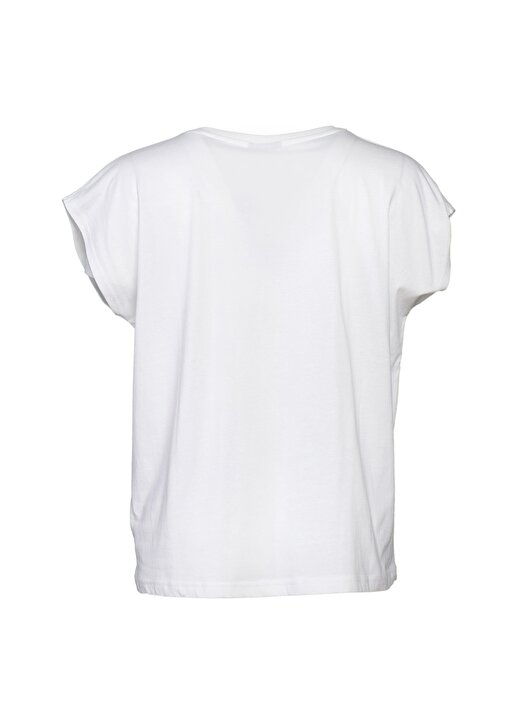 Hummel Beyaz Görsel Baskı Kadın T-Shirt 3