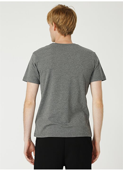 Hummel Gri Baskılı T-Shirt 4