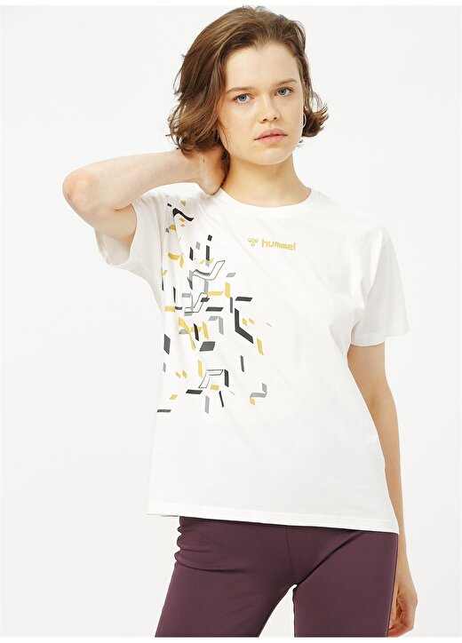 Hummel Beyaz Kadın T-Shirt 3