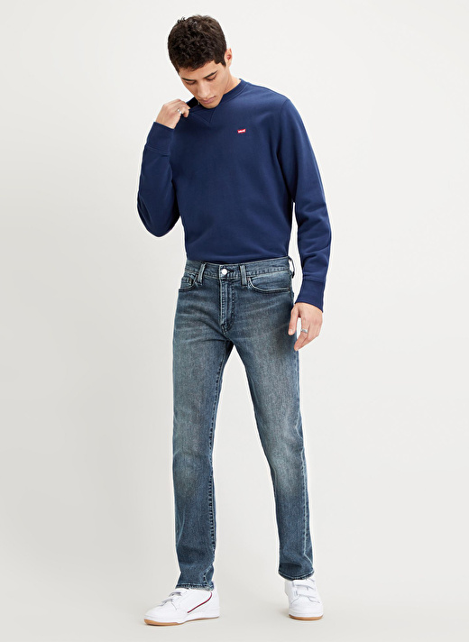 Levis 511 Slim İndigo Normal Bel Dar Erkek Denim Pantolon WALTER LOCAL 04511-4894 1