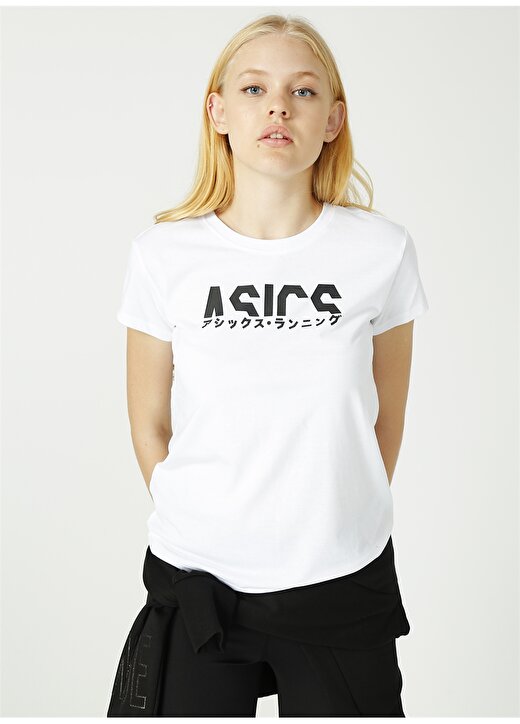 Asics 910424-4164 Beyaz Kadın T-Shirt 2