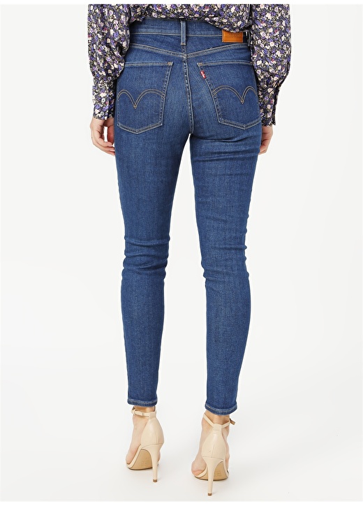 Levis Mile High Super Skinny Denim Pantolon 4