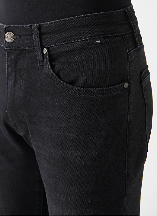 Mavi MARCUS Black Brushed Mav Slim Straight Fit Erkek Denim Pantolon  0035133159 4