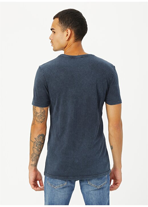 Mavi Mavi Baskılı T-Shirt 4