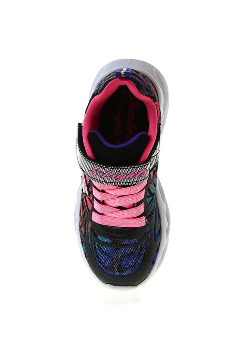 Skechers 302305L Twisty Brights Siyah Kız Çocuk Yürüyüş Ayakkabısı 4