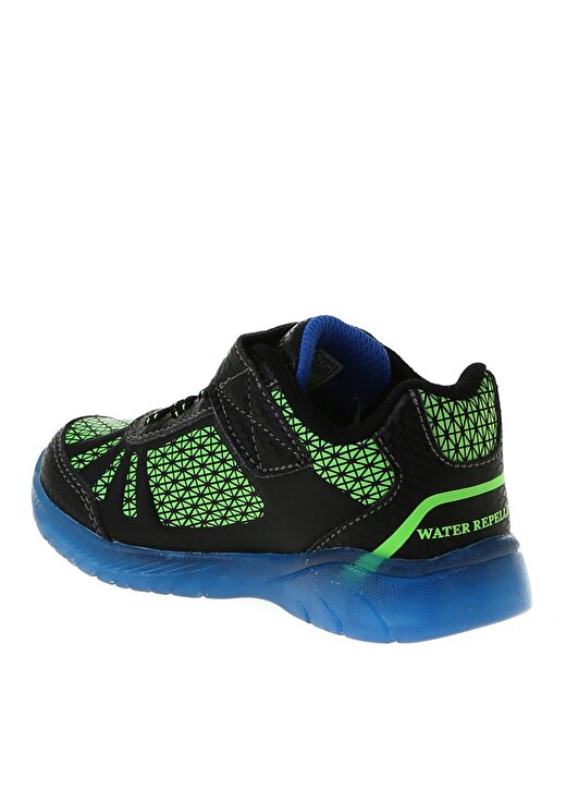 Skechers 401520N Bblm Illumi Siyah - Mavi - Yeşil Erkek Çocuk Yürüyüş Ayakkabısı 2