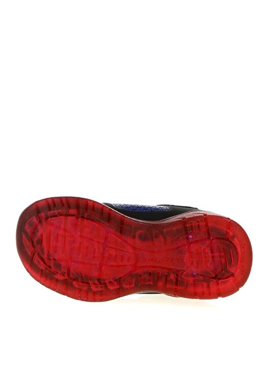 Skechers 401520N Bkrb Illumi Siyah - Kırmızı - Mavi Erkek Çocuk Yürüyüş Ayakkabısı 3