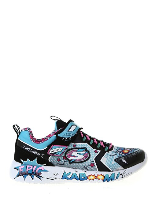 Skechers 302204L Dynamight Siyah - Mavikız Çocuk Yürüyüş Ayakkabısı 1