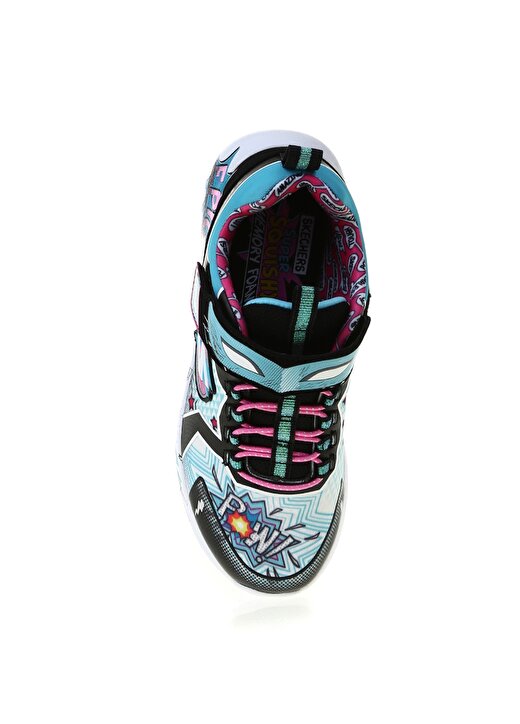 Skechers 302204L Dynamight Siyah - Mavikız Çocuk Yürüyüş Ayakkabısı 4
