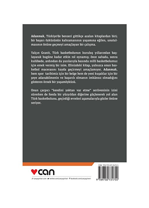 Can Yayınları - Adanmak - Ali Granit 2