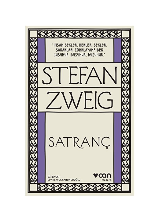 Can Yayınları - Satranç - Stefan Zweig 1