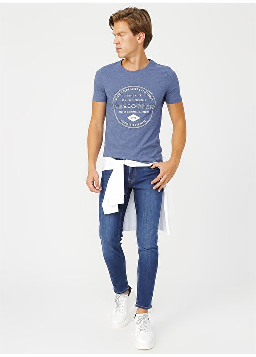 Lee Cooper Repreve Mavi T-Shirt 2
