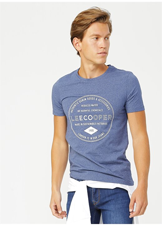 Lee Cooper Repreve Mavi T-Shirt 3