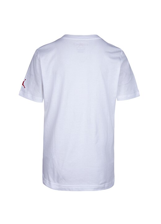 Nike Bisiklet Yaka Normal Kalıp Baskılı Beyaz Erkek Çocuk T-Shirt 2