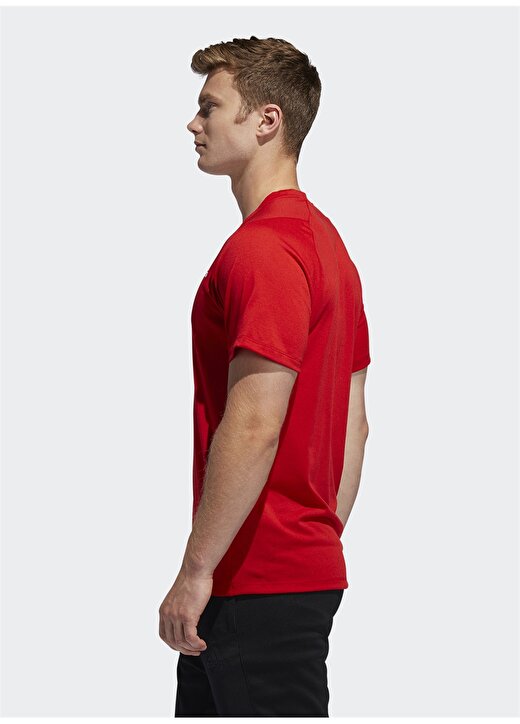 Adidas FL4628 Freelift Sport Prime Kırmızı Erkek T-Shirt 3