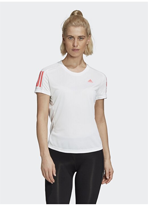 Adidas GC6621 Own The Run Beyaz Kadın T-Shirt 1