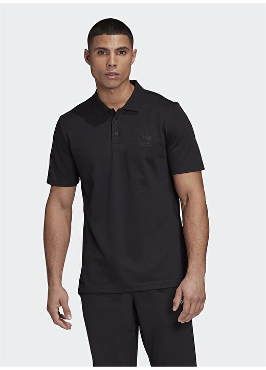 Adidas GD3859 Siyah Erkek Polo T-Shirt 1