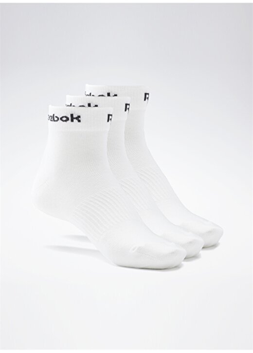 Reebok Beyaz Erkek 3Lü Çorap GH8167 ACT CORE ANKLE SOCK 3P 1