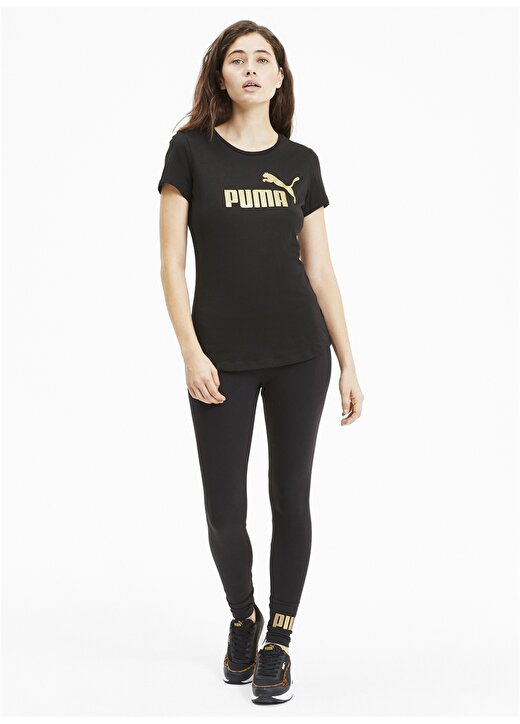 Puma 58240756 ESS+ Metallic Kadın T-Shirt 3