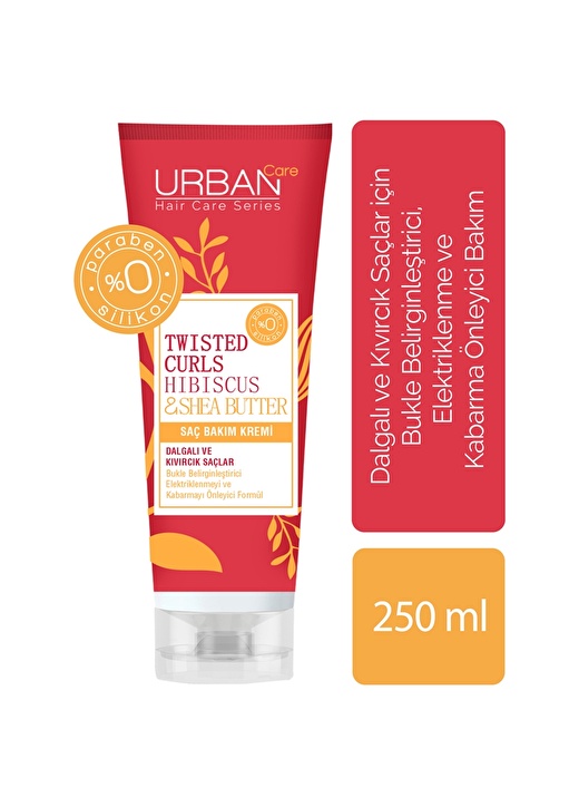 Urban Care Twisted Curls Hibiscus & Shea Butter Saç Kremi 3