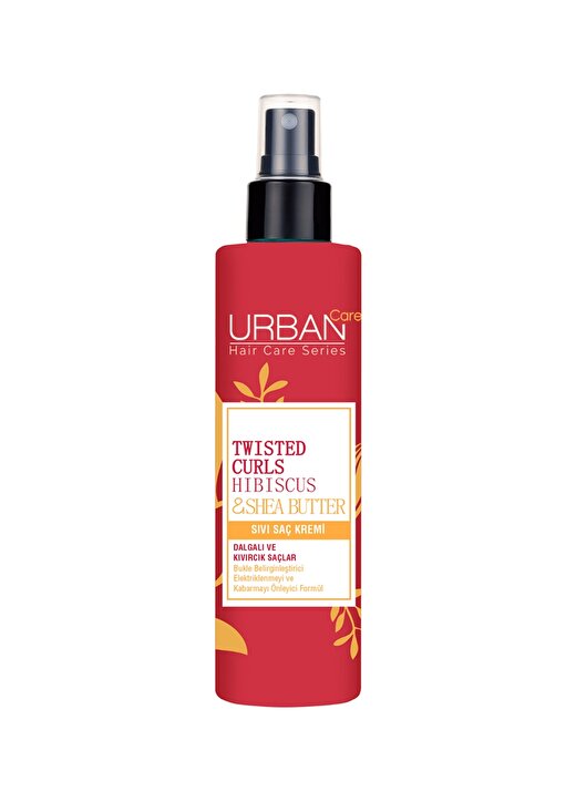 Urban Care Twisted Curls Hibiscus & Shea Butter Sıvı Saç Kremi 1