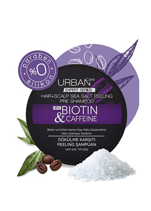 Urban Care Expert Series Biotin&Caffeine Peeling Şampuan 2