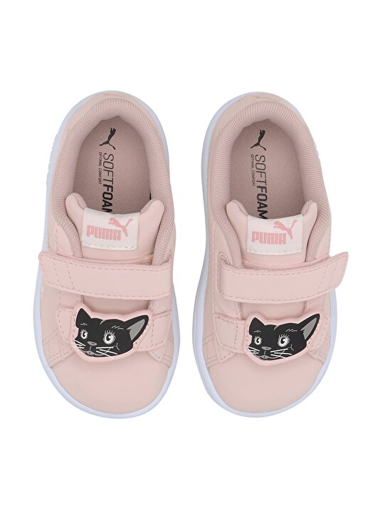 Puma Pembe Kız Bebek Yürüyüş Ayakkabısı 4