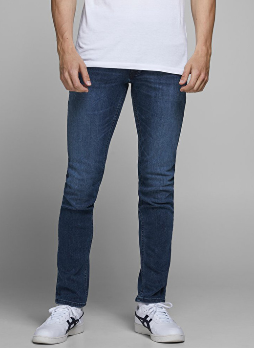 Jack & Jones Düşük Bel Slim Fit Erkek Denim Pantolon 12173407 2