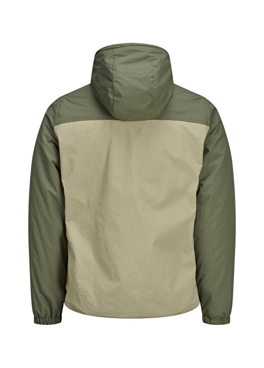 Jack & Jones 12175203_Jortam Jacket Kapüşonlu Normal Kalıp Düz Koyu Yeşil Erkek Mont 2