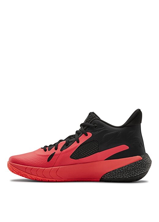 Under Armour 3023088 Kırmızı-Siyah Erkek Basketbol Ayakkabısı 2