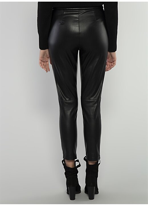 DM X Boyner Normal Bel Basic Siyah Kadın Pantolon 30180 4
