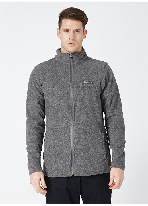 Columbia Gri Erkek Dik Yaka Polar Sweatshırt 1907753030030 1