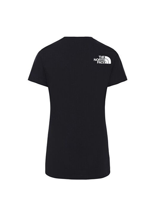The North Face W S/S HD TEE Kısa Kollu Normal Kalıp Düz Siyah Kadın T-Shirt 2