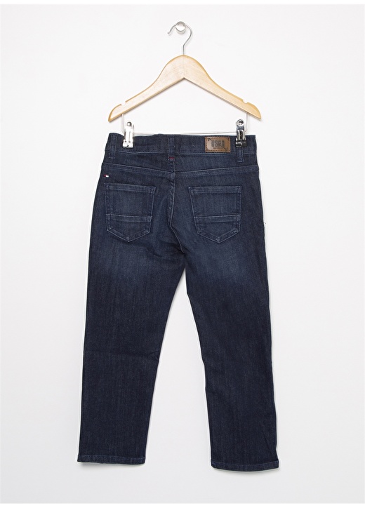 U.S. Polo Assn. Normal Bel Koyu Mavi Erkek Çocuk Denim Pantolon RC-LACOPOKDS20K-K-DN0023 2